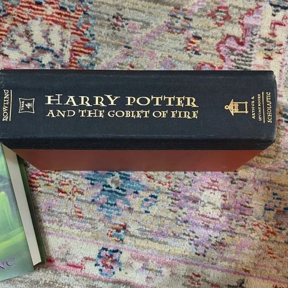 Harry Potter and the goblet of fire American first edition, missing dust jacket